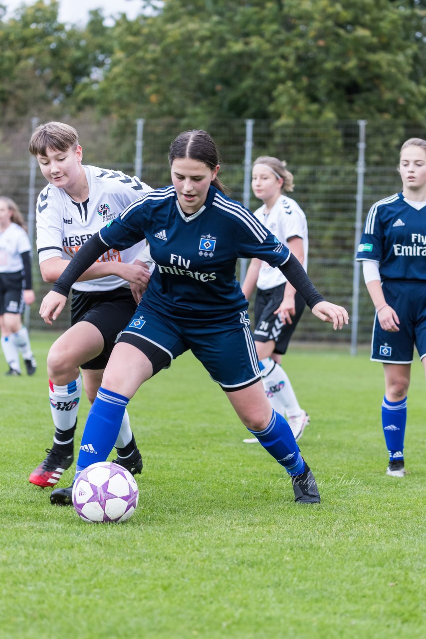 Bild 82 - B-Juniorinnen SV Henstedt Ulzburg - Hamburger SV : Ergebnis: 2:3